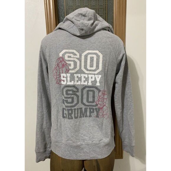 Disney Full Zip Hoodie Sweatshirt Grumpy Snow-White - Picture 4 of 9